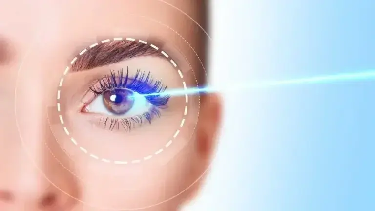 A close up of a woman's eye, perfect for showcasing the expertise of an ophthalmologist Brisbane or highlighting the precision required in a corneal transplant.