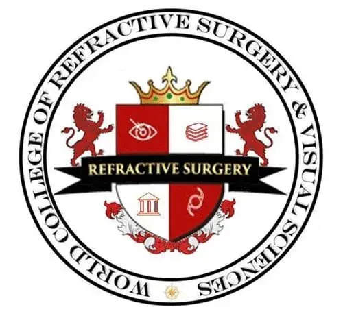 Logo of World College of Refractive Surgery and Visual Sciences.
